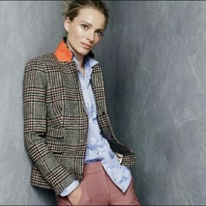 J. Crew Houndstooth Schoolboy Wool Blazer - Size 6